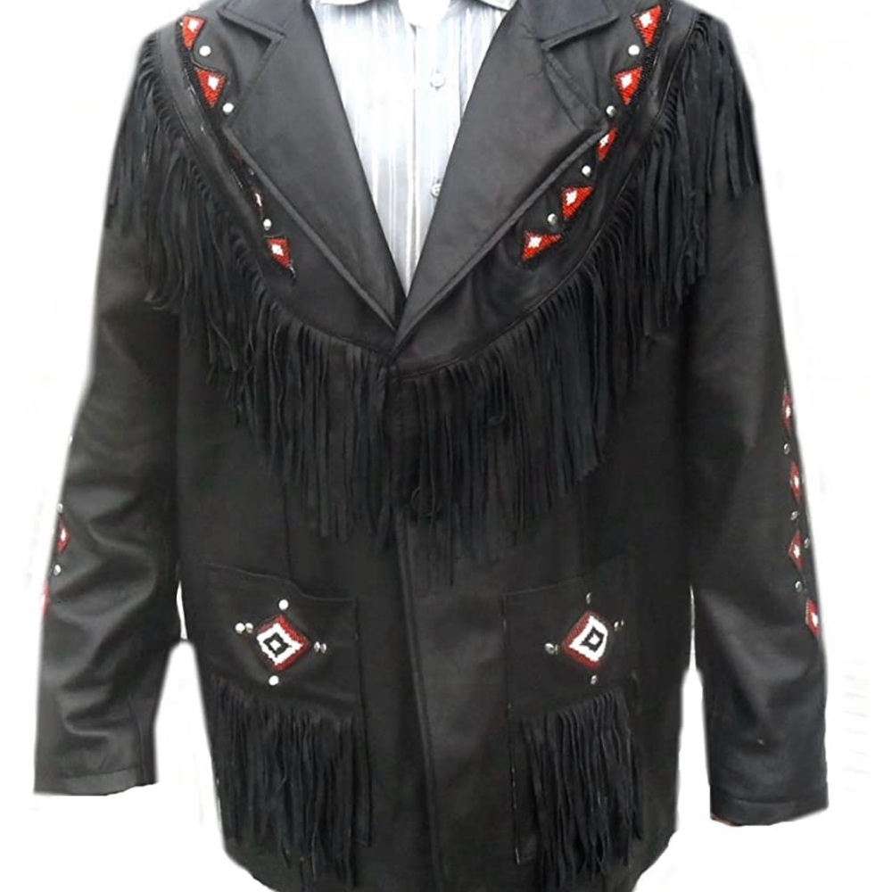 Men’s genuine leather jacket Sz M